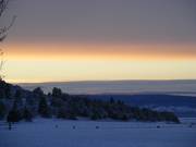 A winter sunset