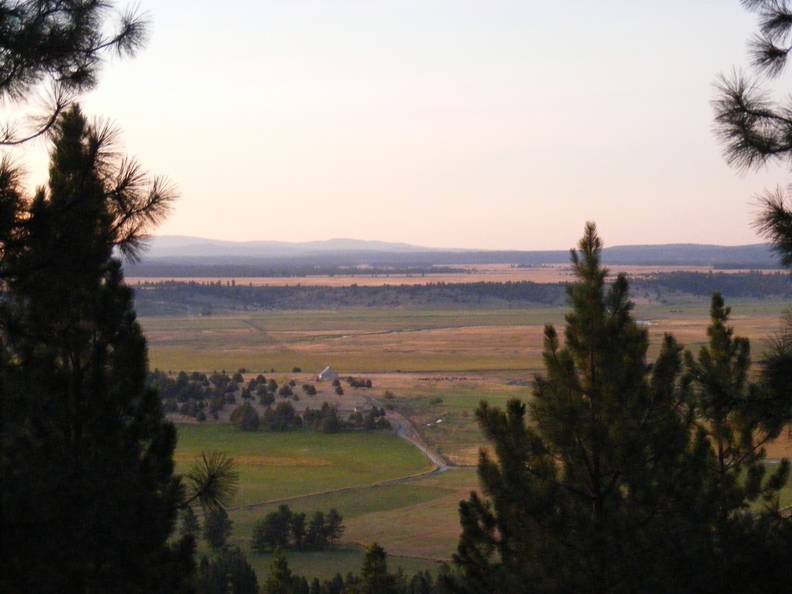 metal barn from Bug Butte