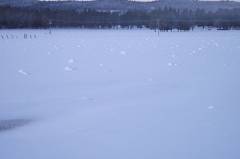 Snow rollers after snow