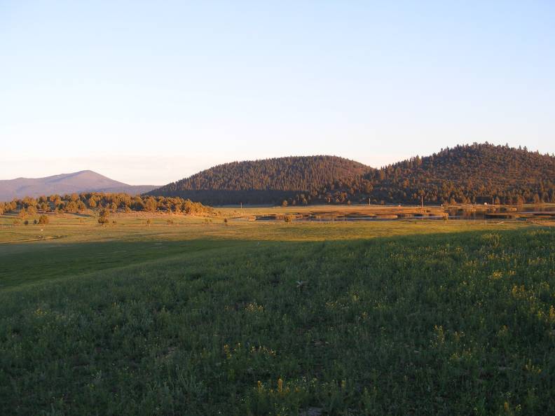 Buttes and Yainax near sunset