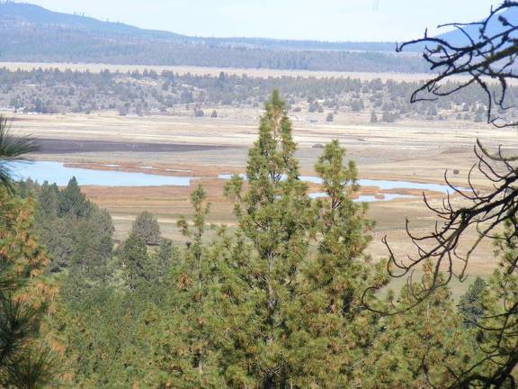 View from the Butte of the ranch