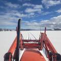 View from the tractor seat